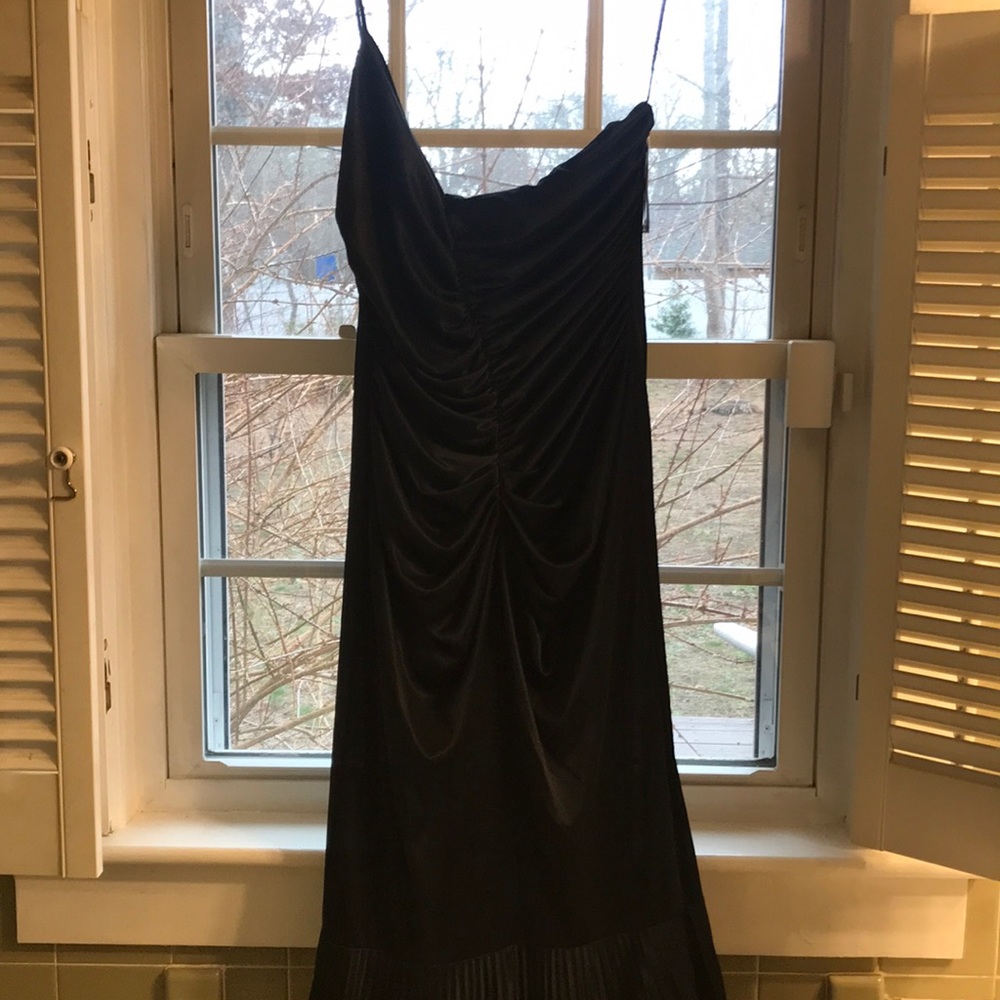 Black long evening gown